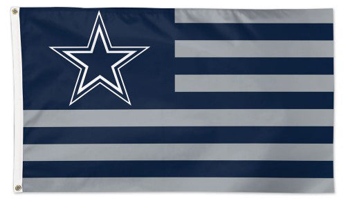 Dallas Cowboys "Americana" Official NFL Football HUGE 3'x5' Deluxe-Edition Team FLAG - Wincraft