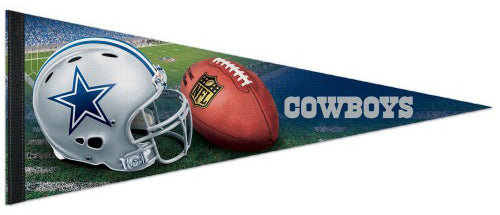 Dallas Cowboys Official Helmet-Style NFL Football Premium Felt Pennant - Wincraft Inc.