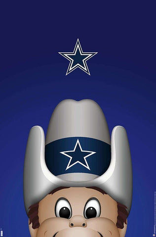 Dallas Cowboys "Rowdy Style" NFL Football Theme Art Poster - S. Preston/Trends Int'l.