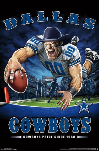 Dallas Cowboys 'Cowboys Pride Since 1960' NFL Team Theme Poster