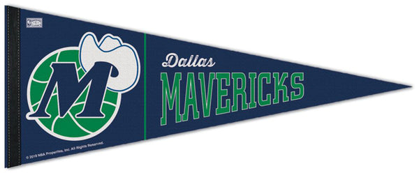 Dallas Mavericks Hardwood Classic (1980-2001) NBA Basketball Premium Felt Pennant - Wincraft