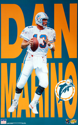 Dan Marino "Big Time" (1997) Miami Dolphins QB NFL Action Poster - Starline Inc.