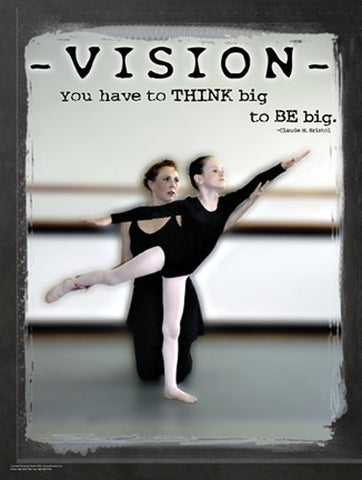 Dance "Vision" Motivational Inspirational Poster - Jaguar Inc.