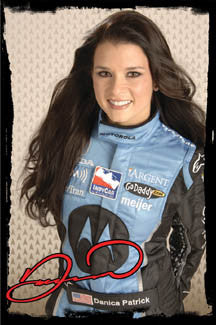 Danica Patrick "Race Day" GoDaddy NASCAR IndyCar Racing Poster - MainGate Publishing 2007