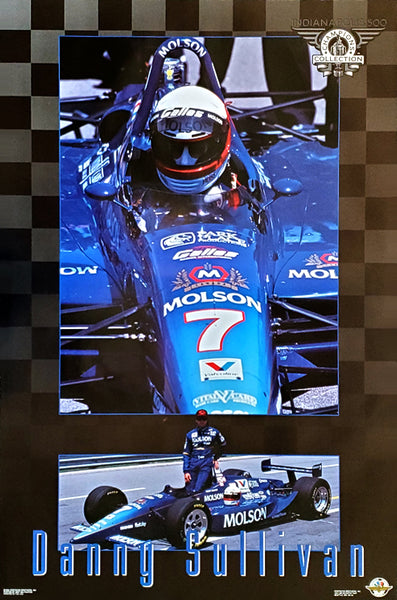 Danny Sullivan Indy 500 Champion Series Racing Superstar Poster - Costacos Brothers 1994