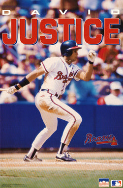 Marquis Grissom Action Atlanta Braves MLB Action Poster - Starline 1995