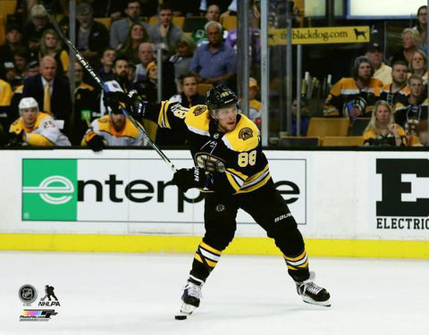 David Pastrnak "88 Blast" Boston Bruins Premium NHL Hockey Poster Print - Photofile 16x20