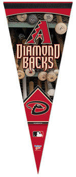 Arizona Diamondbacks "Batrack" Dual-Logo Premium Felt Pennant - Wincraft