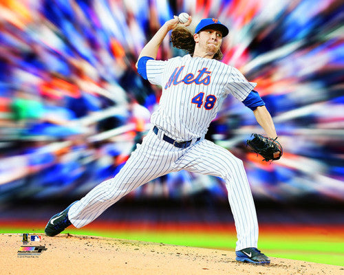 Jacob de Grom "MotionBlast" New York Mets Premium MLB Poster Print - Photofile 16x20