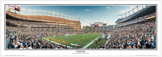 Denver Broncos Panoramic Poster - Empower Field at Mile High