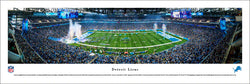 Detroit Lions Ford Field NFL Gameday Panoramic Poster Print - Blakeway Worldwide 2017