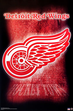 Detroit Red Wings "Hockeytown" Official NHL Team Logo Poster - Starline