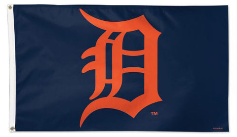 Detroit Tigers Official MLB Baseball 3'x5' Team Logo Deluxe-Edition Banner Flag - Wincraft