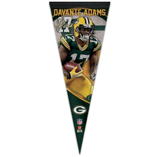 Davante Adams 'Signature Series' Green Bay Packers Premium NFL Felt Pennant  - Wincraft Inc. – Sports Poster Warehouse