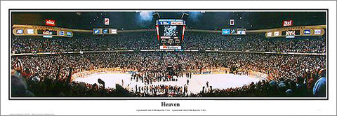 New Jersey Devils "Heaven" 1995 Stanley Cup Champs Panoramic Poster Print - Everlasting Images