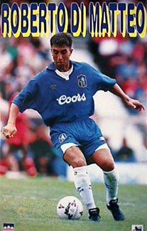 Roberto DiMatteo Chelsea FC Action Poster - Starline 1996
