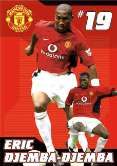 Eric Djemba-Djemba "Red Lion" - GB Posters 2003