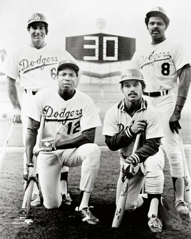 1969 Vintage Los Angeles Dodgers Anniversary Scorecard 
