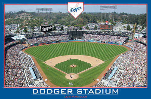 Trends International Mlb Los Angeles Dodgers - Logo 22 Framed Wall