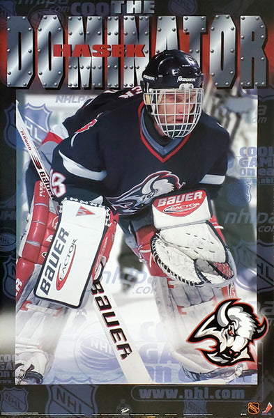 Dominik Hasek "The Dominator" Buffalo Sabres NHL Hockey Goalie Action Poster - T.I.L. 1999