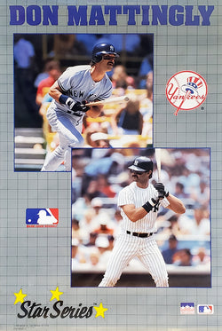 Don Mattingly "Star Series" New York Yankees MLB Action Poster - Starline Inc. 1989