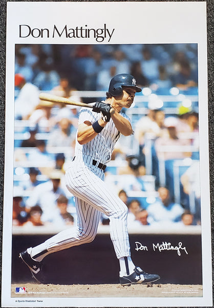 Don Mattingly Signature Series Vintage Yankees SI Poster