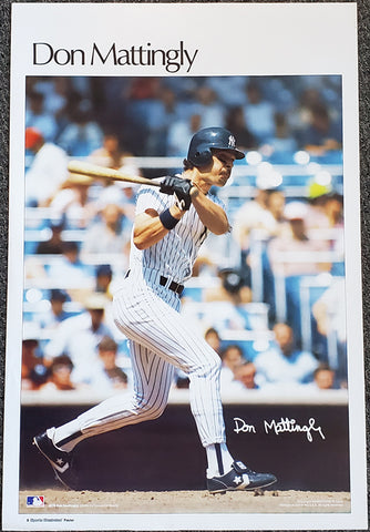 Don Mattingly Classic New York Yankees Vintage Original Poster