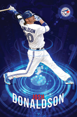Josh Donaldson "Superstar" Toronto Blue Jays MLB Baseball Action Poster - Trends 2016