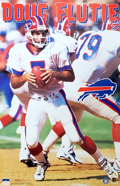 Doug Flutie "Action" Buffalo Bills NFL Football Poster - Starline Inc. 1999