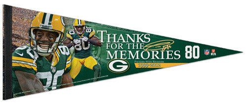 Donald Driver "Memories" Green Bay Packers Premium Felt Collector's Pennant - Wincraft 2013