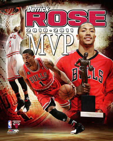Derrick Rose 2010-11 MVP Commemorative - Photofile 16x20