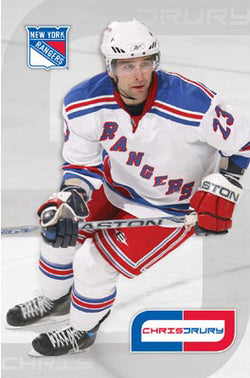 Chris Drury "CD" New York Rangers Poster - Costacos 2008