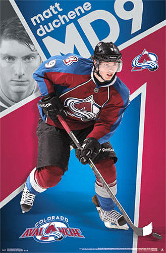 Matt Duchene "MD-9" Colorado Avalanche NHL Action Poster - Costacos 2013