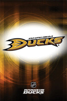 Anaheim Ducks Official NHL Logo Poster - Costacos Sports