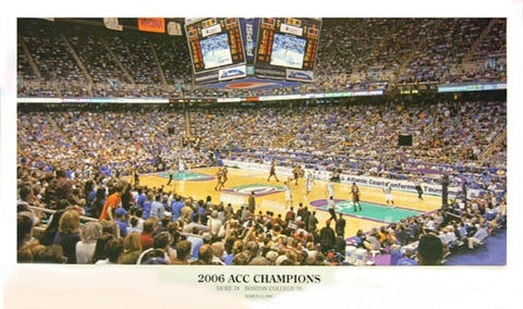 Duke vs. Boston College 2006 ACC Championship Game Panoramic Poster - SG Posters