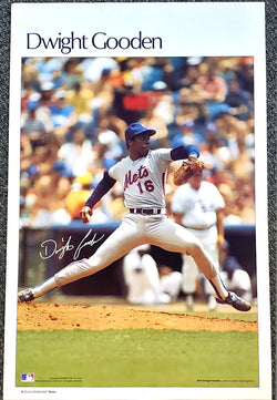 Dwight Gooden "Rookie" New York Mets Vintage Original Poster - Sports Illustrated 1984