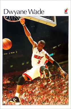 Dwyane Wade "PowerSlam" Miami Heat Retro SI Poster - Costacos 2005