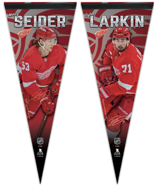 Dylan Larkin and Moritz Seider Detroit Red Wings Superstars
