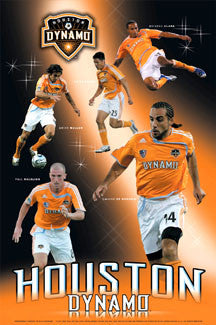 Houston Dynamo "Superstars 2007" MLS Soccer Action Poster - Sports Endeavors