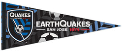 San Jose Earthquakes "1974" MLS Soccer Premium Felt Collector's Pennant - Wincraft