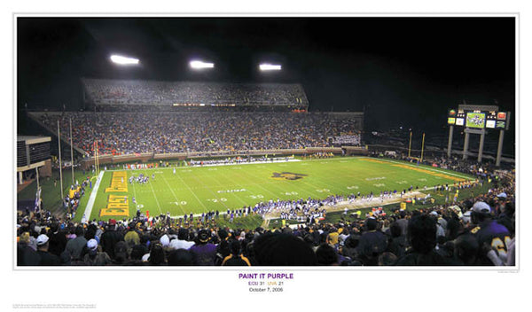 East Carolina Pirates "Paint It Purple" - Sport Photos Inc.