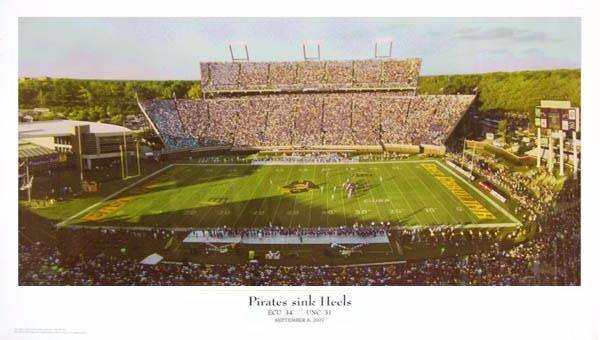 East Carolina Pirates Football Panoramic Picture - Dowdy-Ficklen