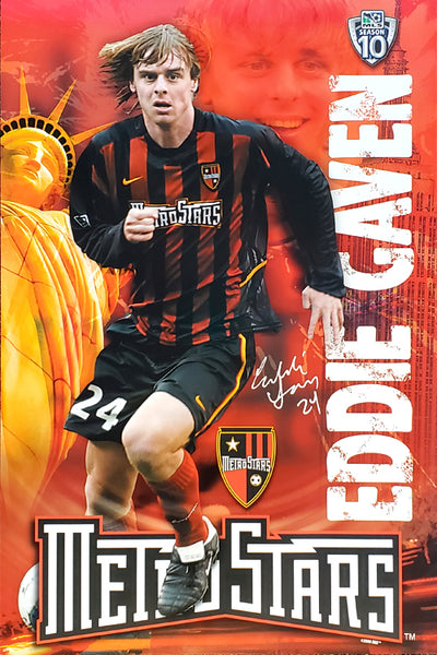 Eddie Gaven "Superstar" New York MetroStars MLS Soccer Poster - S.E. 2005