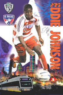 Eddie Johnson "Signature Series" FC Dallas MLS Soccer Poster - S.E. 2005