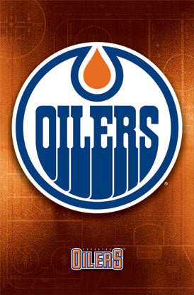 Edmonton Oilers Official NHL Hockey Team Logo Poster - Trends International