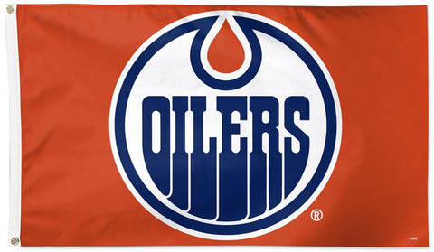 Edmonton Oilers Official NHL Hockey Deluxe-Edition 3'x5' Flag - Wincraft Inc.