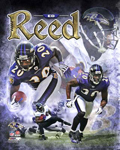 Ed Reed "Superstar" Baltimore Ravens Premium Poster Print - Photofile 16x20