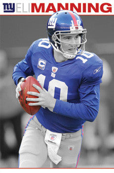 Eli Manning "Superstar" New York Giants NFL Football Poster - Costacos Sports