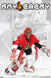 Ray Emery "Intensity" Ottawa Senators NHL Goalie Poster - Costacos 2007