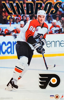 Eric Lindros "Action" Philadelphia Flyers NHL Action Poster - Starline Inc. 1993